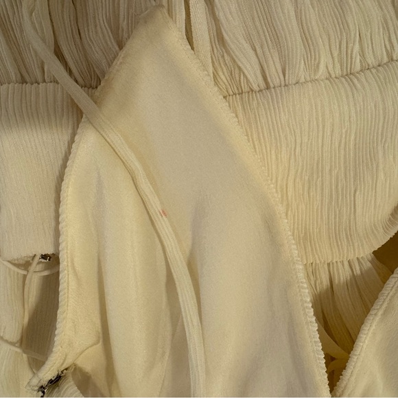 ADEAM WHITE LONG DRESS WITH CUTOUTS SAMPLE SIZE - Picture 10 of 16